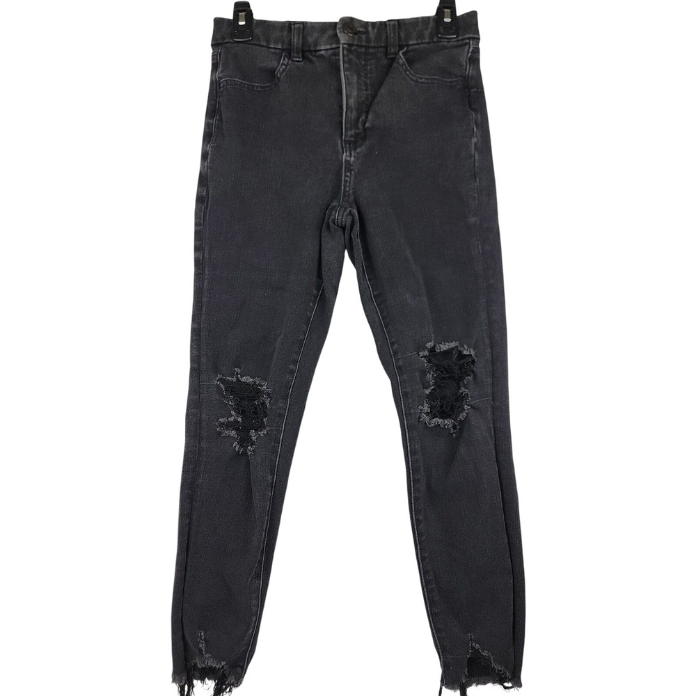 American Eagle Outfitters The Dream Jean Distressed High Rise Skinny Jeans Women